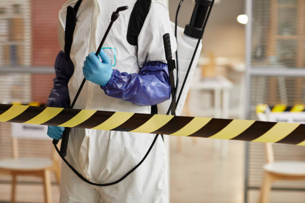 Professional Biohazard Cleanup technician working in Lakeview, OH